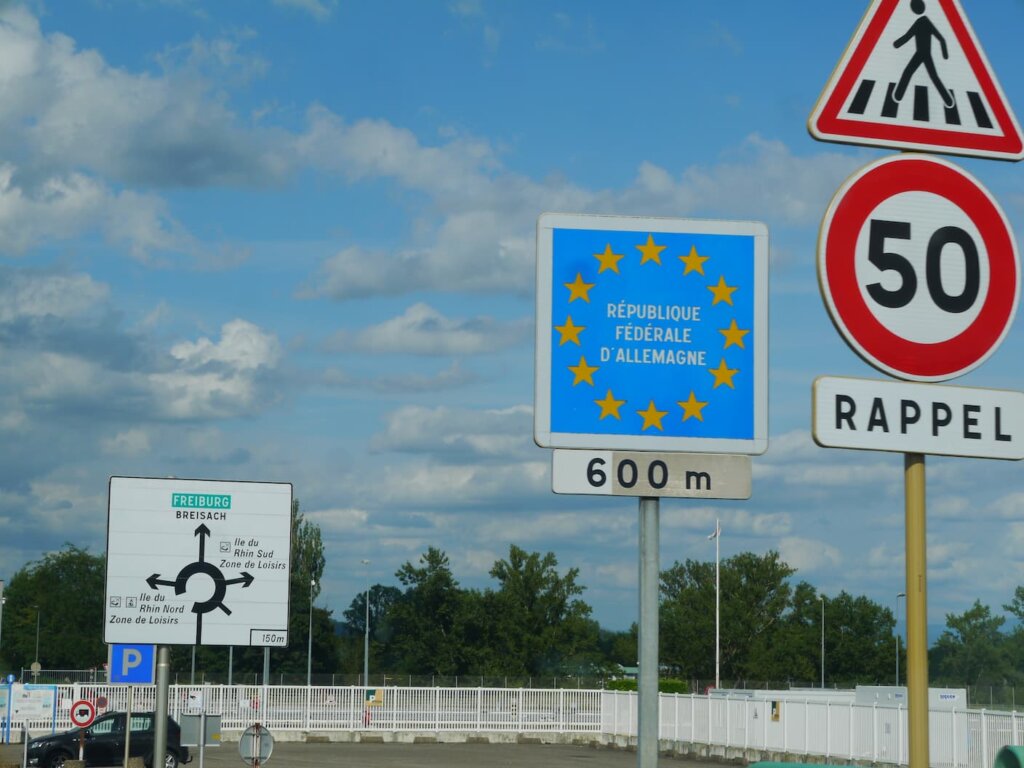 ドイツとフランスの国境