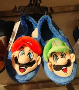 マリオとルイージのスリッパ